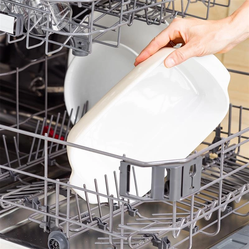 KitchenAid - ceramiczna brytfanna z przykrywką L - Almond Cream