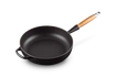 Le Creuset - głęboka patelnia żeliwna czarny Sauté 28 cm
