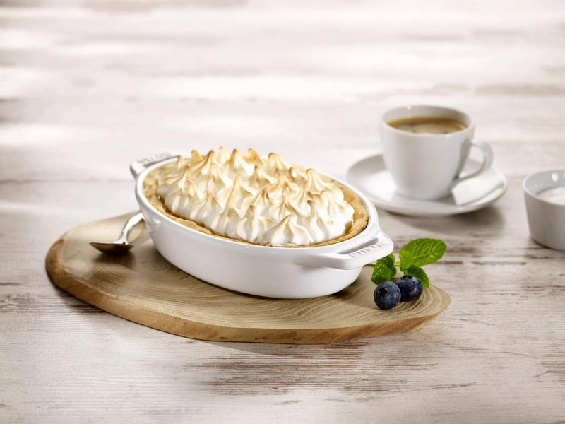 Staub - owalny półmisek ceramiczny 400 ml, biały