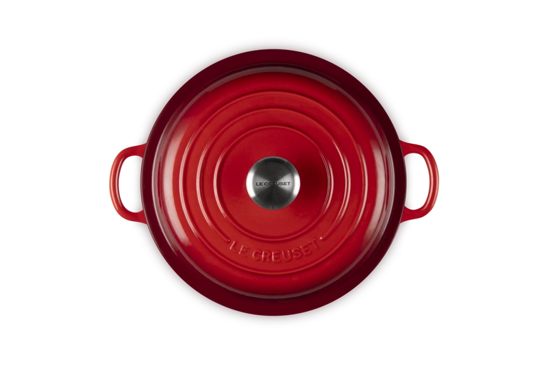 Le Creuset - garnek patelnia Gourmet Signature 22 cm 1,4 l wiśniowa