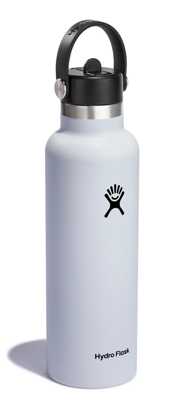 Hydro Flask - Butelka 21oz Standard Mouth FlexStraw Cap White