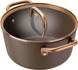 Zwilling - MILANO Garnek niski z pokrywką 24 cm brązowy