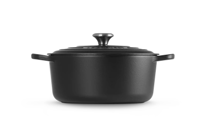 Le Creuset - garnek żeliwny emaliowany Signature 28 czarny