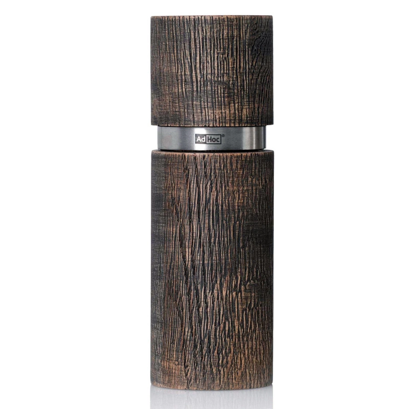 AdHoc - Młynek do pieprzu lub soli TEXTURA ANTIQUE czarny