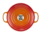 Le Creuset - garnek żeliwny Gourmet 24 cm 3,1 l  płomienny