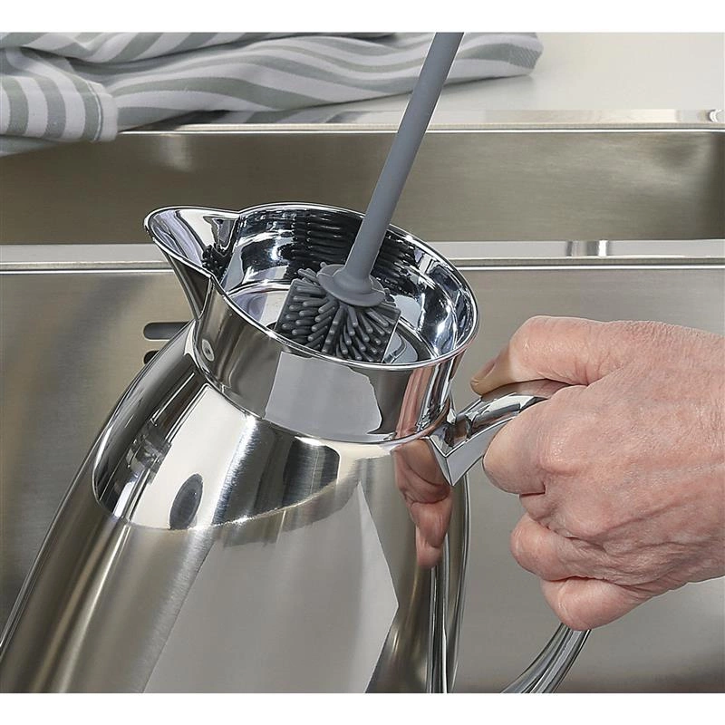 Kuchenprofi - szczotka do mycia karafek, silikon, 31 cm, szara Trend