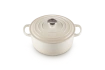 Le Creuset - garnek żeliwny Signature 20 cm 2,4 l meringue