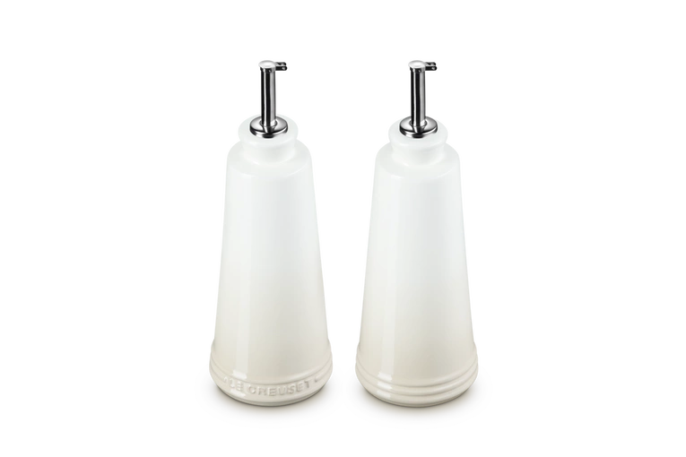 Le Creuset - Zestaw do oliwy i octu 300ml meringue