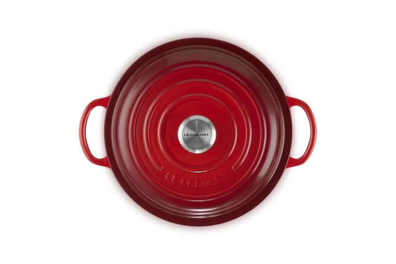 Le Creuset - garnek żeliwny do gulaszu 2,2 l 22 cm wiśniowy