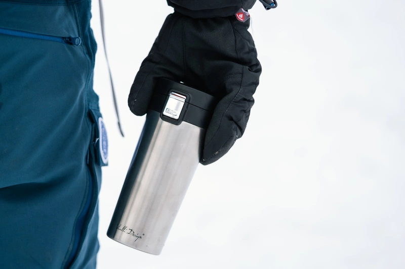 Vialli Design - Kubek termiczny 400ml FUORI stal mat