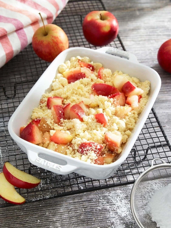 Staub - prostokątny półmisek ceramiczny 1.1 l, biały