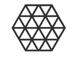 Zone Denmark - Podkładka pod naczynia Triangles L16 czarna