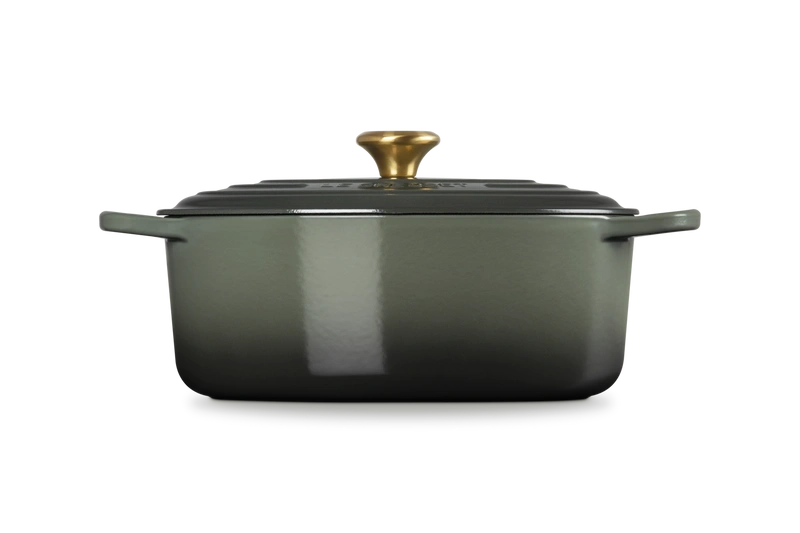 Le Creuset - brytfanna żeliwna emaliowana Signature 31 cm 6,3 l thyme