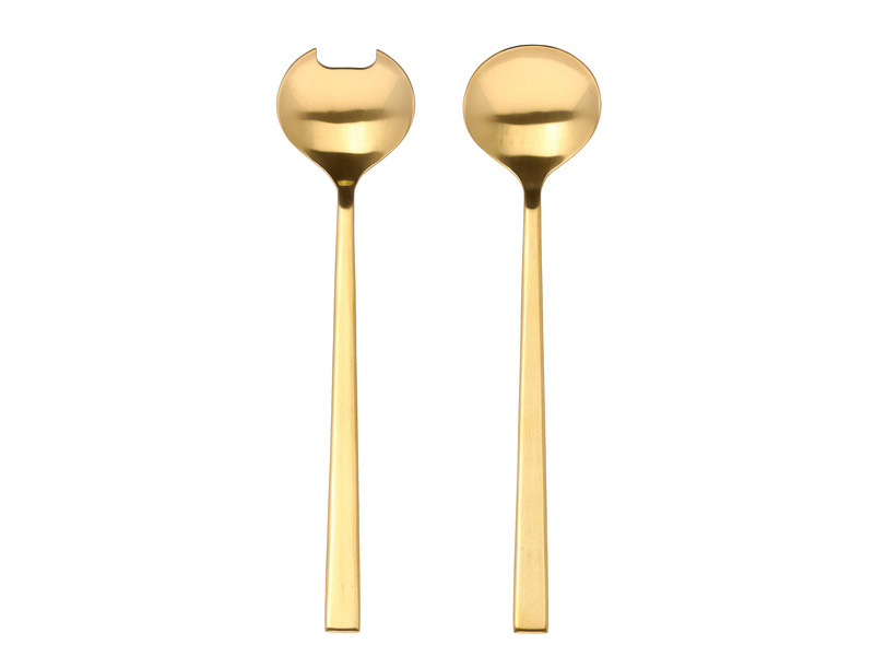 Bitz - Łyżki do sałaty Brass mat