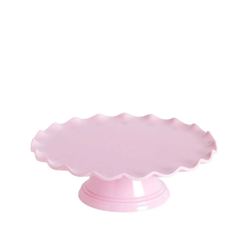 A Little Lovely Company - Patera z falistym brzegiem PINK 27.5 cm