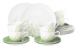 Seltmann - MEADOW GRASSES GREEN Serwis kawowy dla 6 osób
