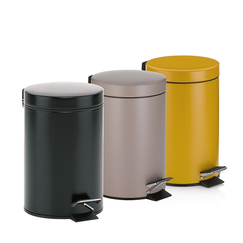 Kela - Kosz na śmieci 3 l czarny Monaco