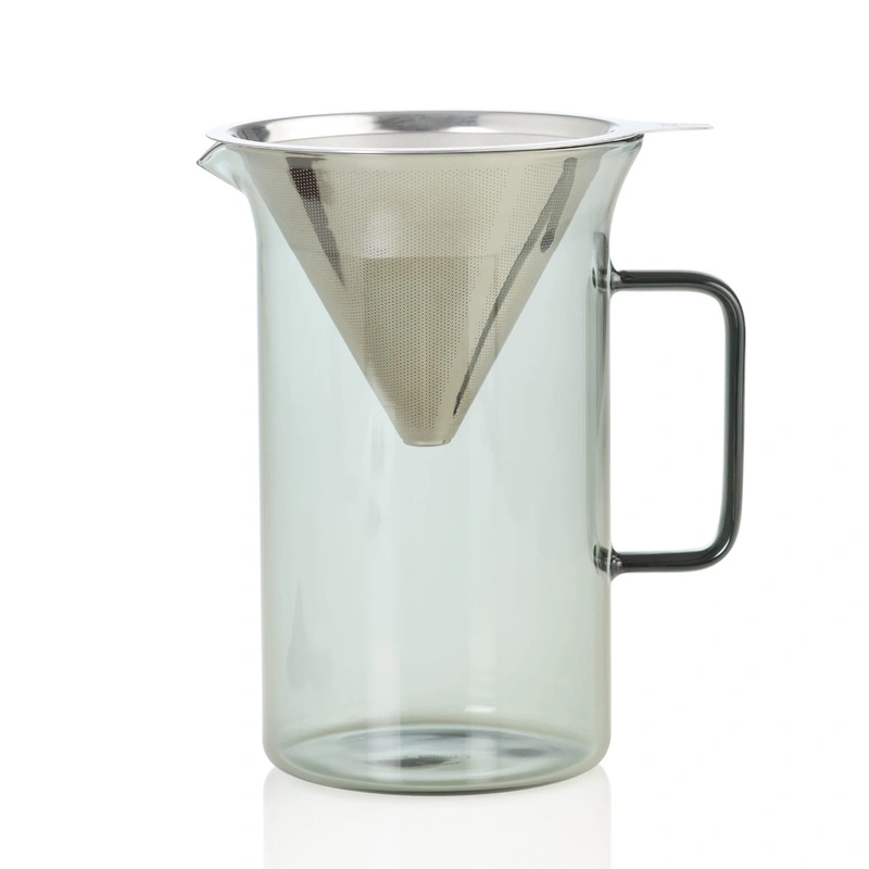 AdHoc - Zaparzacz przelewowy IMPACT, szary 600ml