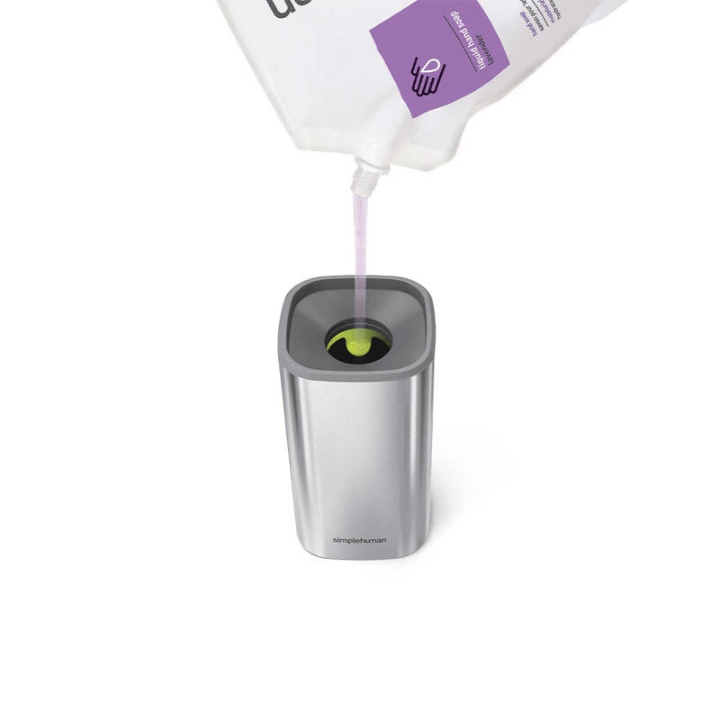 simplehuman - Dozownik do mydła z pompką 295ml stal matowa