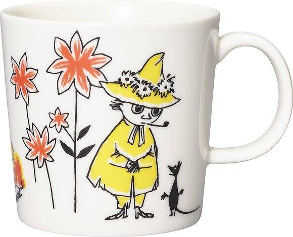 Arabia - Moomin kubek Włóczykij biały 300 ml