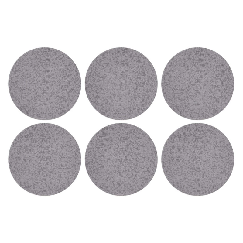 Seltmann - LIFE FASHION ELEGANT GREY Zestaw 6 talerzy obiadowych 28 cm