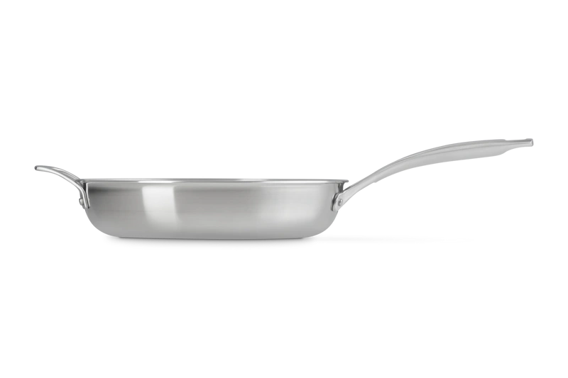 Le Creuset - stalowa patelnia z uchwytem 3-ply 30 cm
