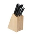 KitchenAid Culinary Tools - blok z 5 nożami i ostrzałką