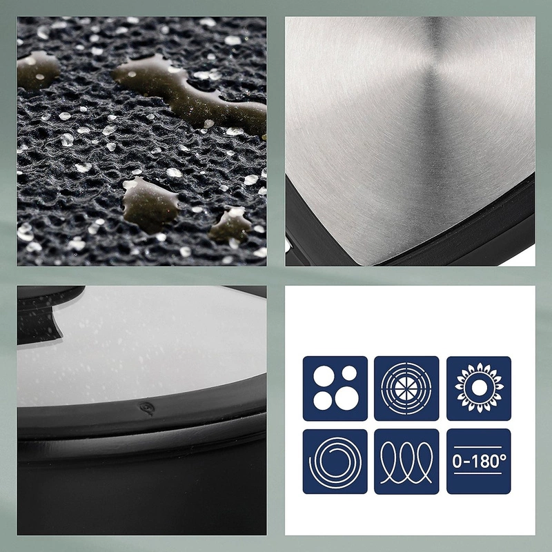 Kela - Naczynie do zapiekania +pokr.5l czarneStellaN