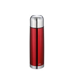 Cilio - termos stalowy, 0,75 l, czerwony metalik