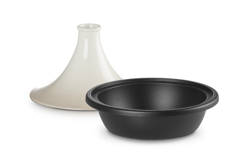 Le Creuset - Tagine żeliwo kamionka 31 cm meringue
