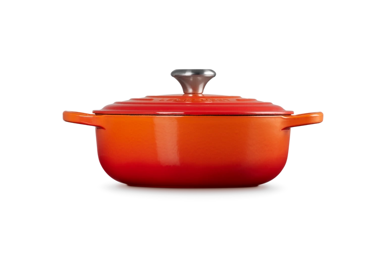 Le Creuset - garnek żeliwny Saute Signature płomienny 3,4 l 24 cm