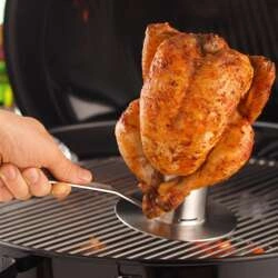 Roesle - Stojak do grillowania kurczaka z pojemnikiem