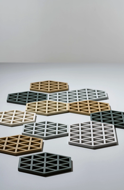 Zone Denmark - Podkładka pod naczynia Hexagon Fog Blue