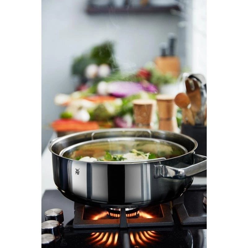 WMF - Garnek brytfanna z wkładem do gotowania na parze 5l Vitalis