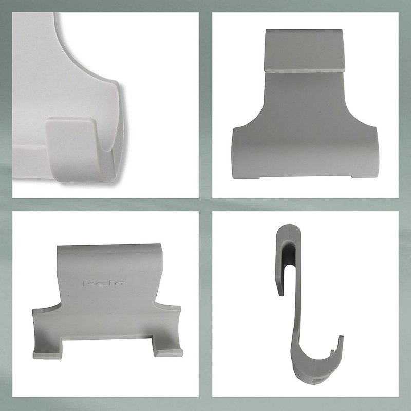 Kela - Wieszak silikonowy uniwersalny szary Tim