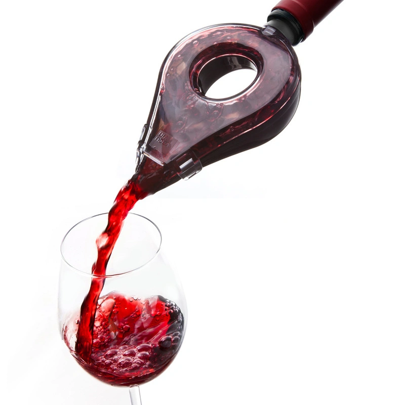 VACU VIN - Aerator do wina szaryprzezroczysty, biały, szary