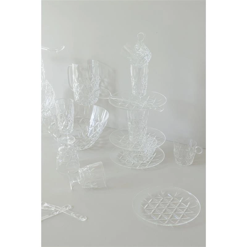 Sagaform - sztućce piknikowe dla 4 os., 12 el., przezroczysty akryl Outdoor Eating