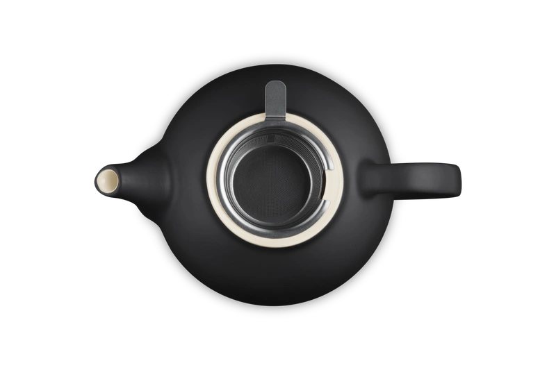 Le Creuset dzbanek do herbaty czarny z zaparzaczem 1,3 l
