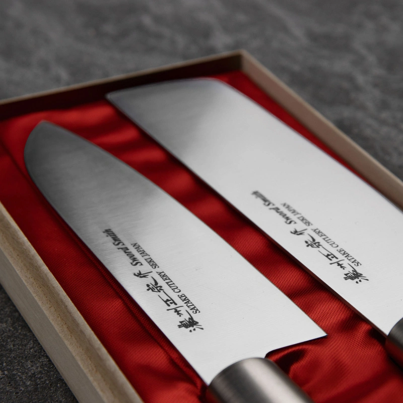 Satake - Masamune Zestaw Nóż Santoku + Nakiri