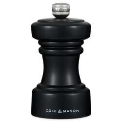 Cole & Mason - Młynek do pieprzu Hoxton czarny mat 10,4 cm