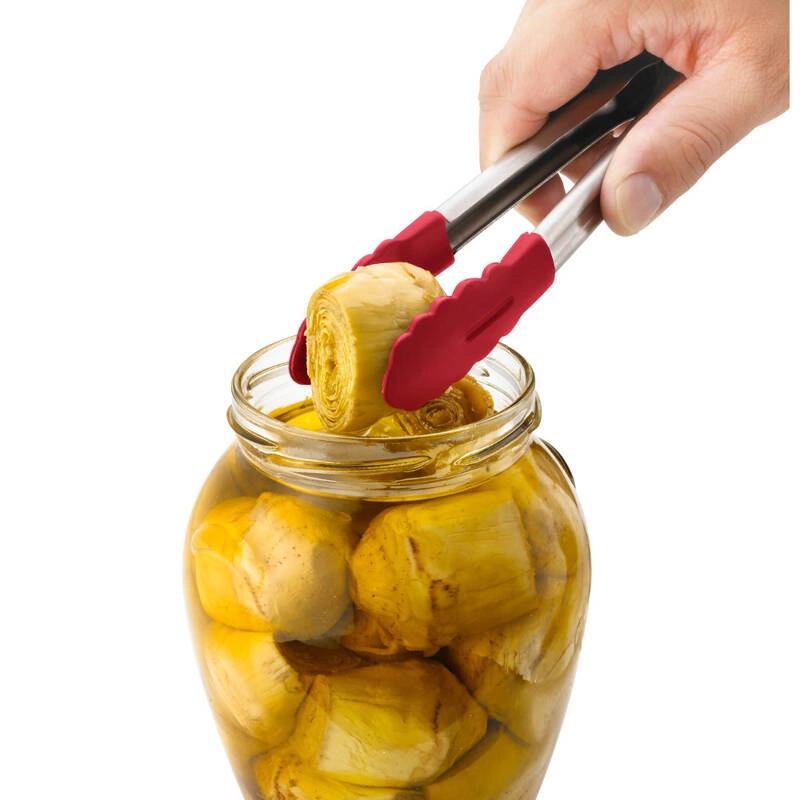 Cuisipro - Silikonowe szczypce mini czerwone 17,8cmczarwone