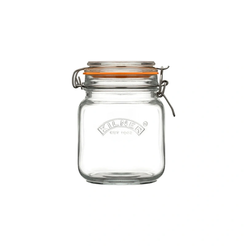 Kilner - Słoik 1l, Square Clip Top Jar