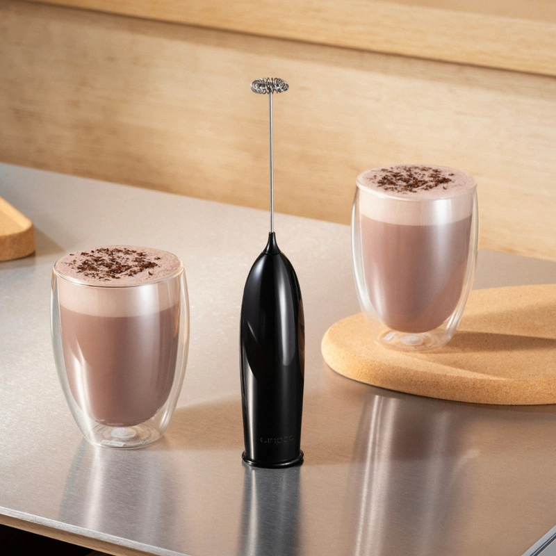 Bodum - spieniacz do mleka ręczny USB Schiuma Black