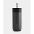 Chilly's Bottles - Termiczny kubek 2w1 ze słomką | 500ml | Czarny