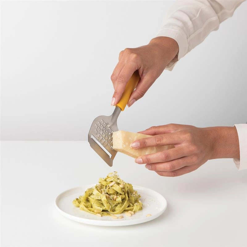 Brabantia - Nóż do sera z tarką Tasty+ żółty
