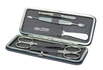 Erbe Solingen - Zestaw do manicure 5 cz. stal niklowana szary, sztywne etui