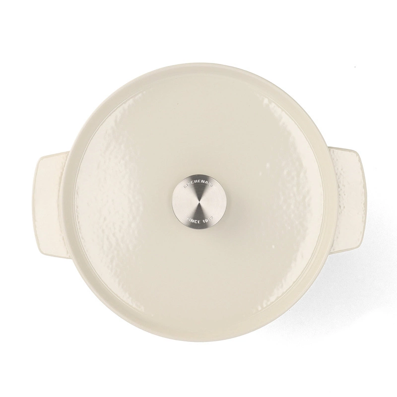 KitchenAid - garnek żeliwny 5,2L Almond Cream