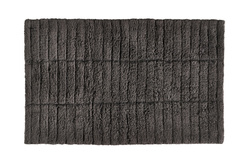 Zone Denmark - Dywanik łazienkowy 50 x 80 cm Tiles Antracyt
