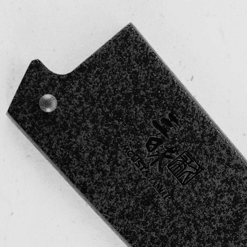 Mcusta - Drewniana Saya Black ochraniacz na nóż Sujihiki 24 cm