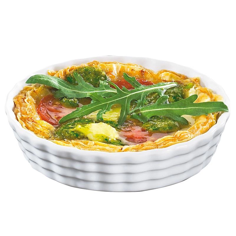 Kuchenprofi - minibrytfanna porcelanowa, okrągła, śred. 13 cm Burgund